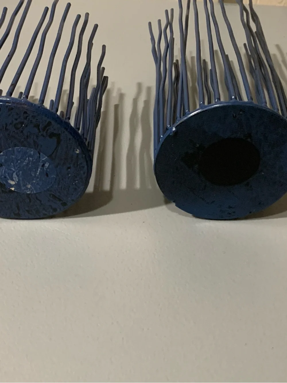 Blue Decorative Wire Vases - Home Accents